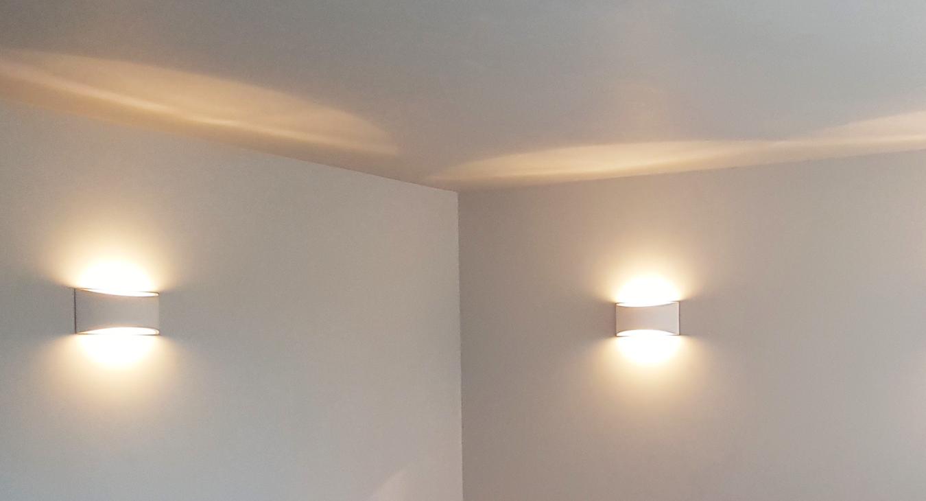 Feature Wall lighting installed by NDM Electrical in Romsey