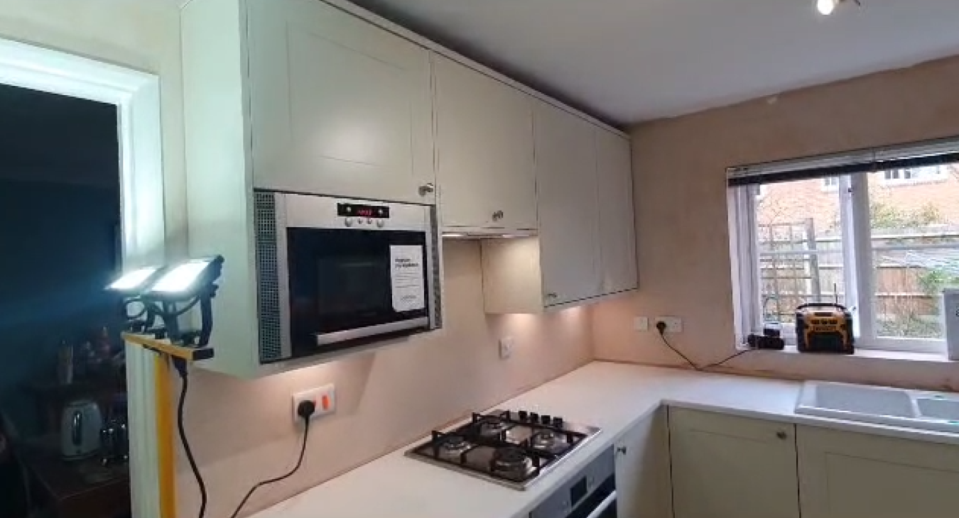 Kitchen rewire & new lighting in Hampshire